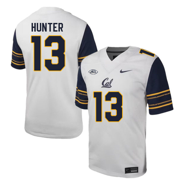 Men #13 Nyziah Hunter California Golden Bears ACC Conference College Football Jerseys Stitched Sale-